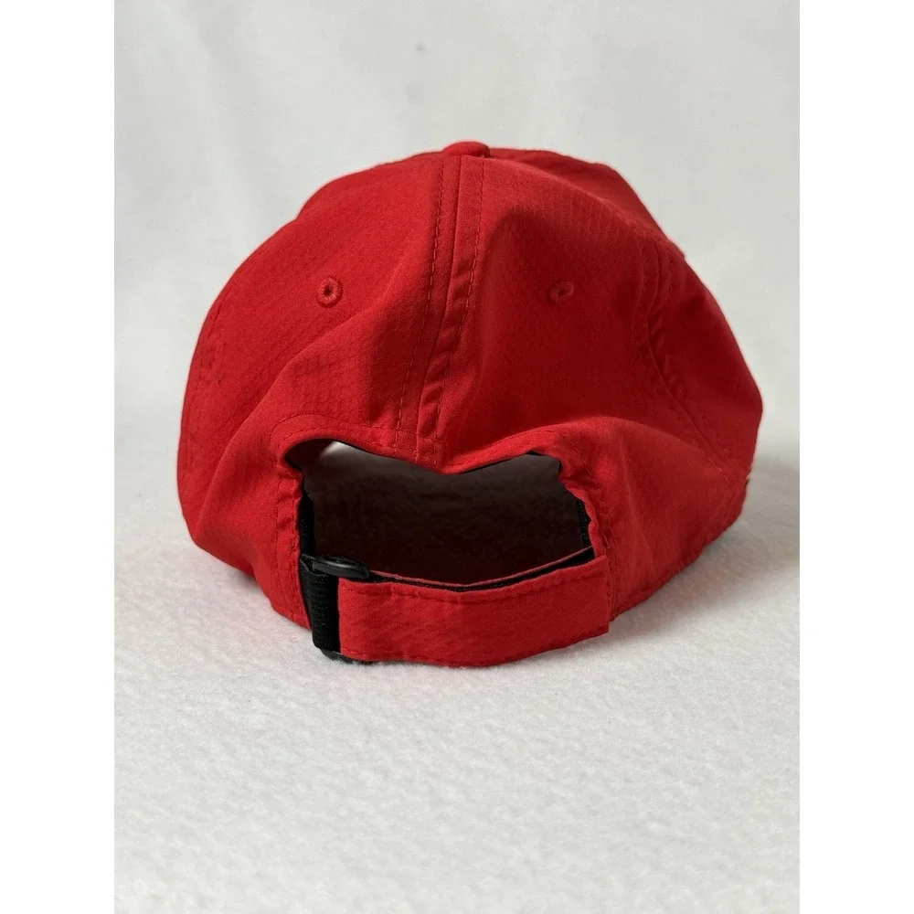 Under Armour Liberty Cup Hat Red Adjustable Golf Cap American Flag Logo Mens